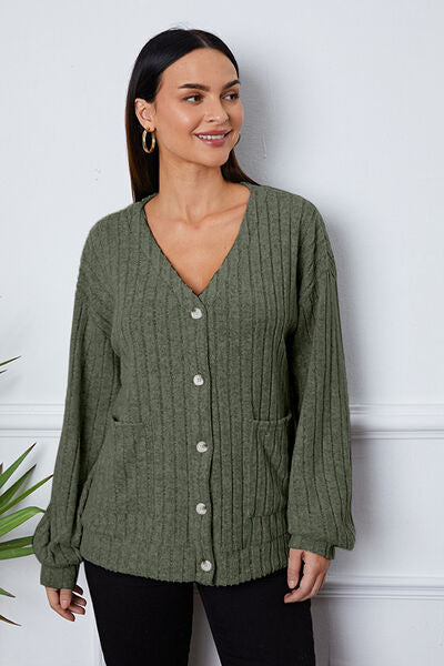 swvws Button Up Long Sleeve Cover Up