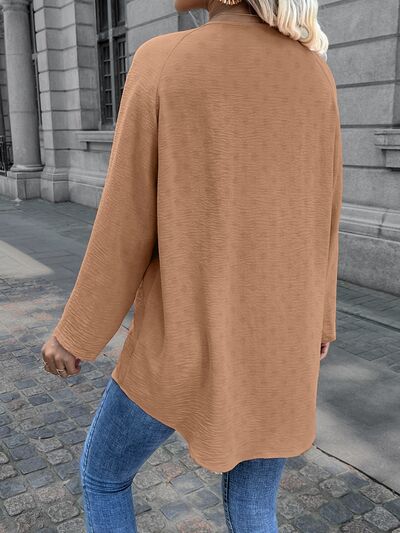 swvws Button Up V-Neck Long Sleeve Shirt