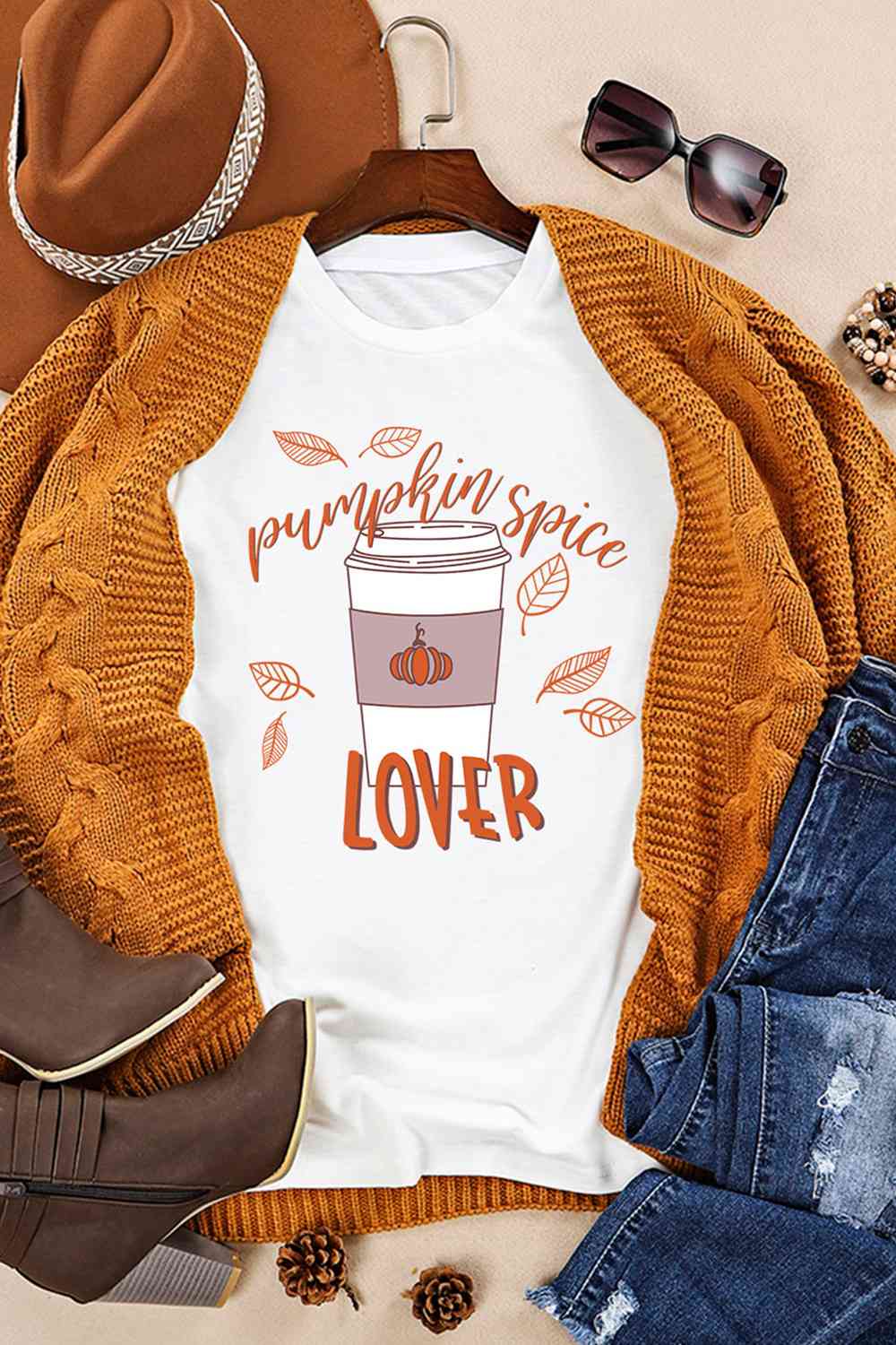 swvws PUMPKIN SPICE LOVER Graphic T-Shirt