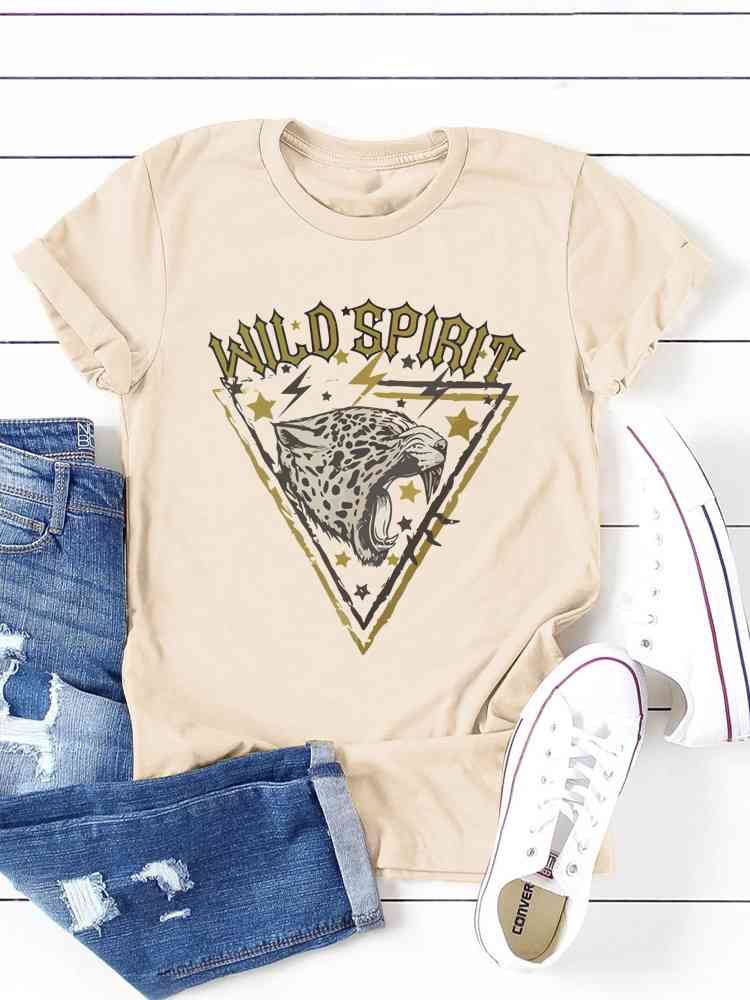 swvws WILD SPIRIT Graphic Short Sleeve T-Shirt