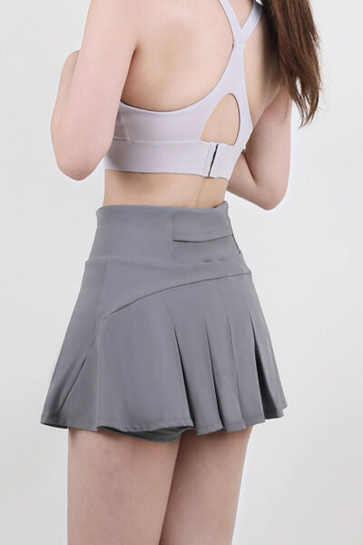 swvws High Waist Pleated Active Skirt