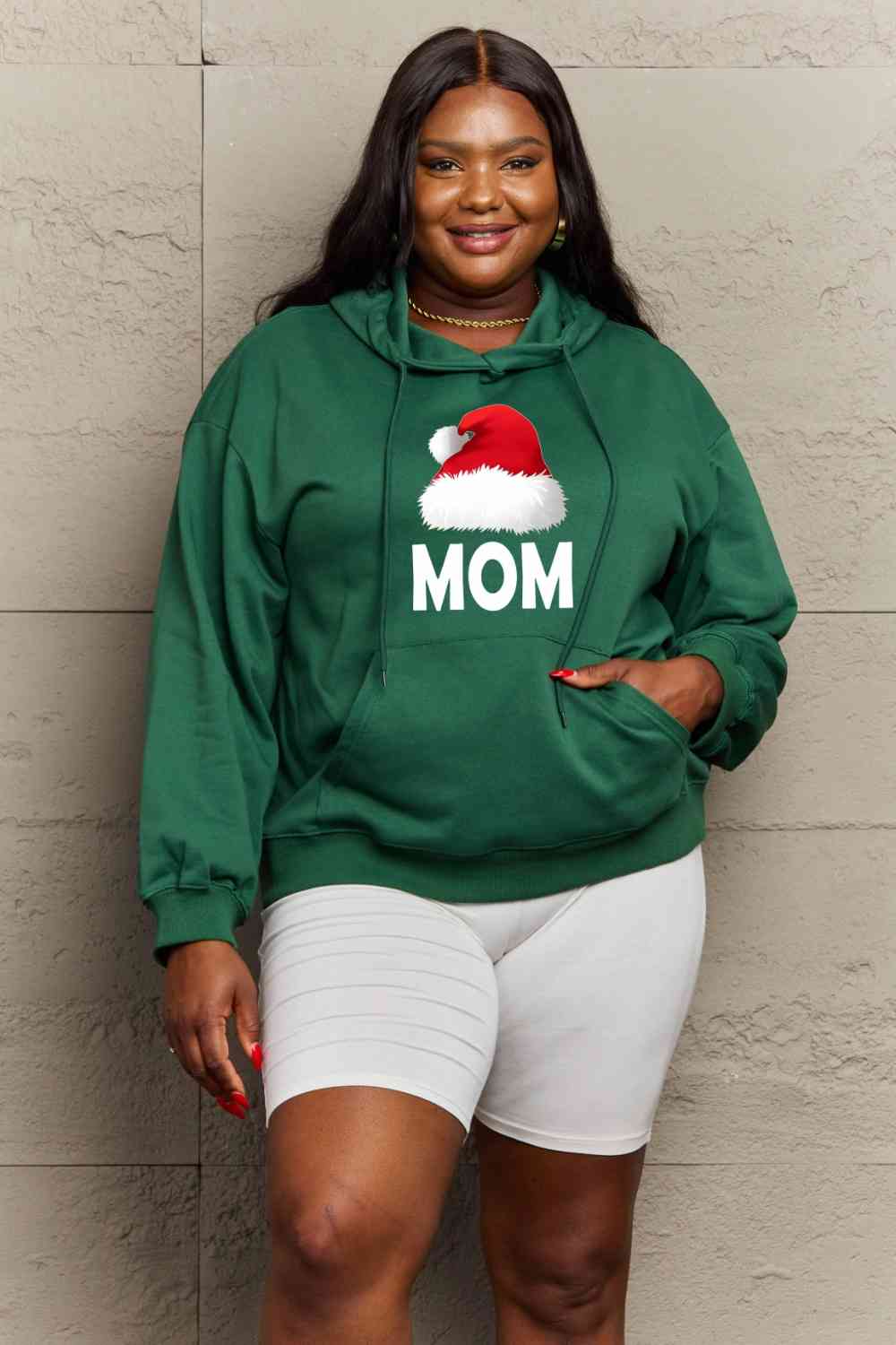 swvws Simply Love Full Size MOM Graphic Hoodie