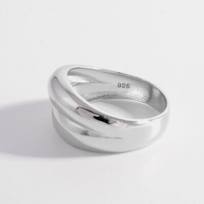 swvws 925 Sterling Silver Bulging Ring