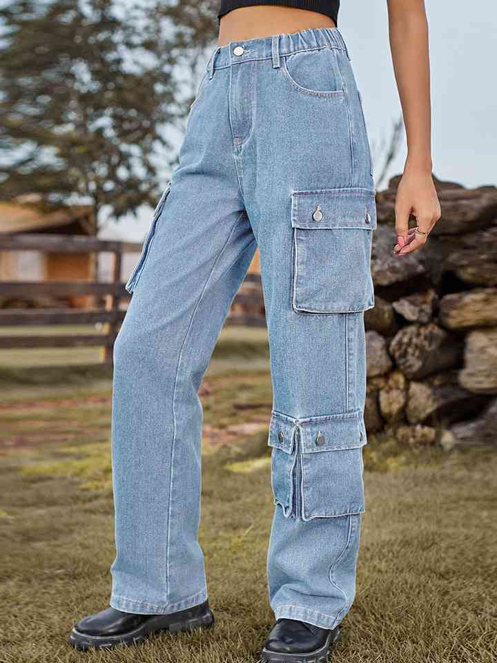 swvws Straight Leg Cargo Jeans