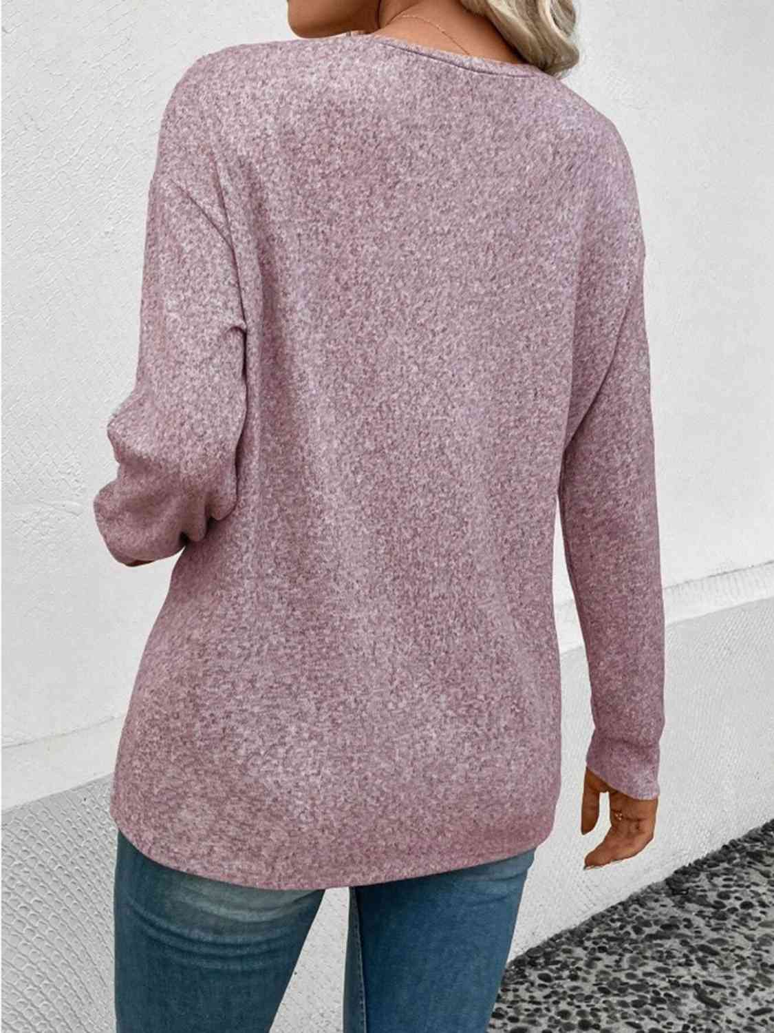 swvws Round Neck Long Sleeve T-Shirt