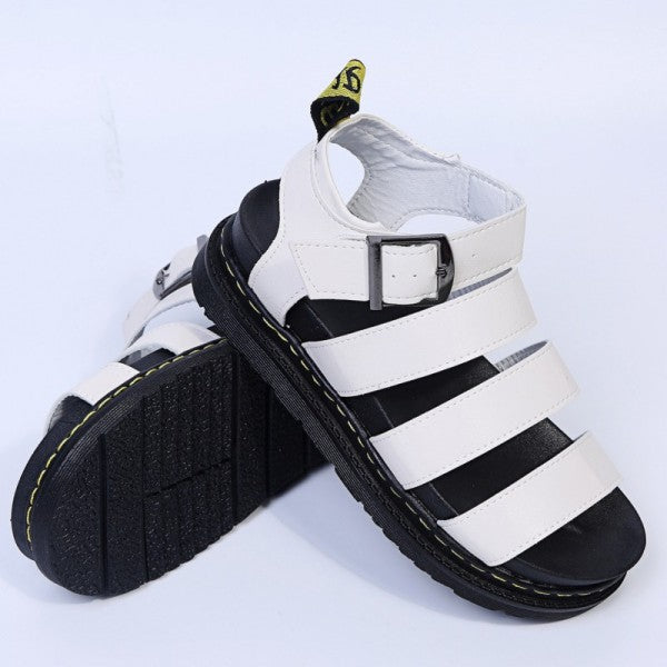 swvws - White Casual Patchwork Solid Color Round Comfortable Out Door Shoes