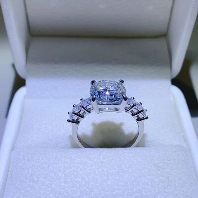 swvws 3 Carat Moissanite 925 Sterling Silver Ring