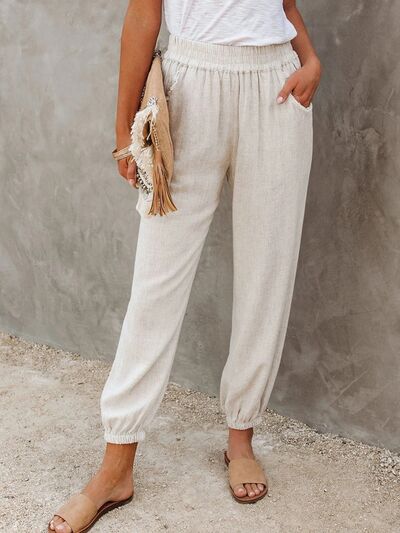 swvws High Waist Cropped Pants