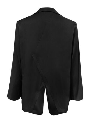 swvws Open Front Pocketed Blazer