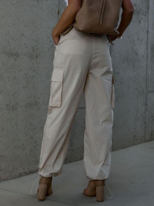 swvws Drawstring Pants with Pockets