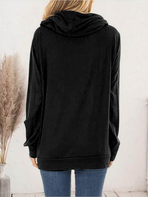 swvws Drawstring Long Sleeve Hoodie