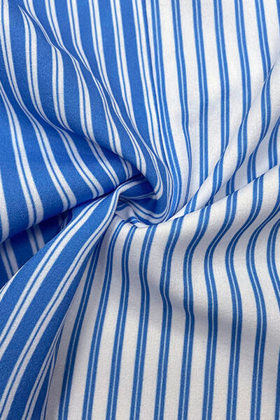 swvws Striped Button Up Long Sleeve Shirt