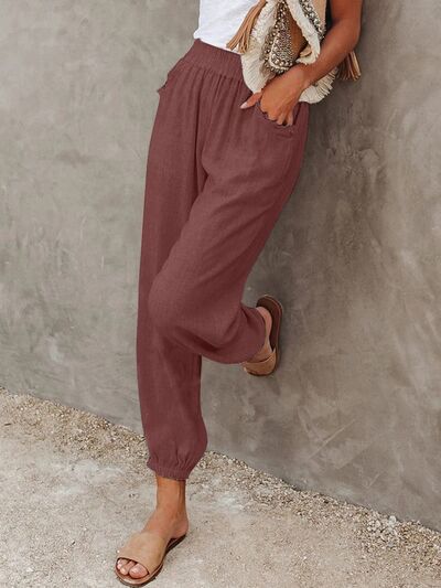 swvws High Waist Cropped Pants