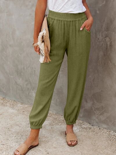 swvws High Waist Cropped Pants