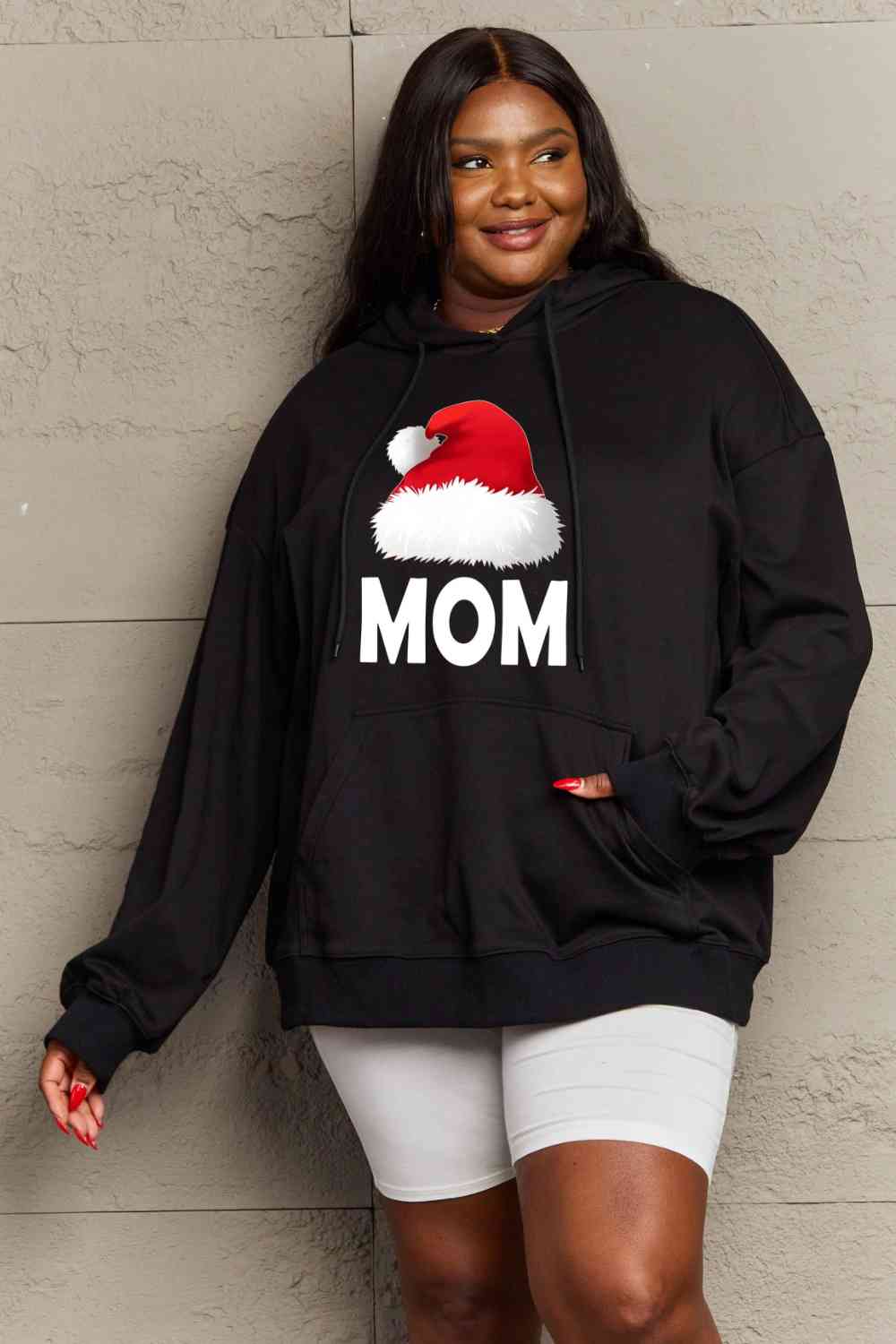 swvws Simply Love Full Size MOM Graphic Hoodie