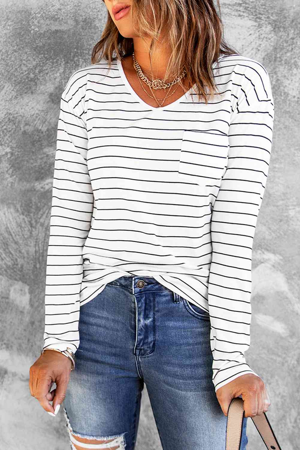 swvws Striped Long Sleeve T-Shirt