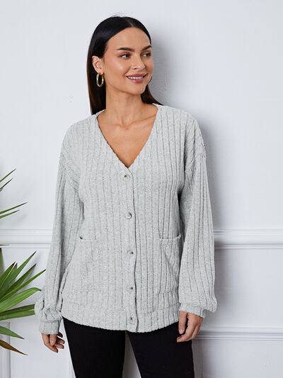 swvws Button Up Long Sleeve Cover Up