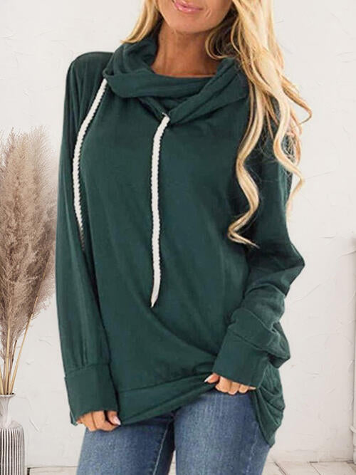 swvws Drawstring Long Sleeve Hoodie