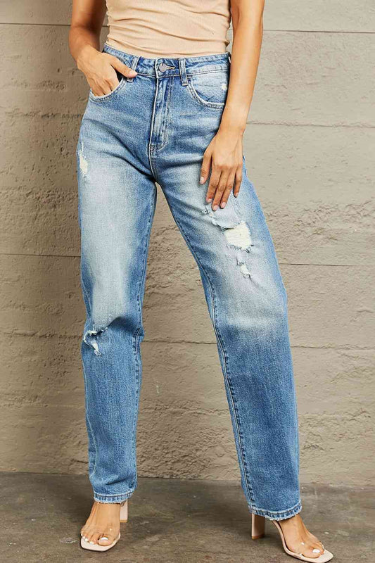 swvws BAYEAS High Waisted Straight Jeans