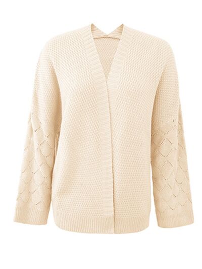 swvws Openwork Dropped Shoulder Cardigan