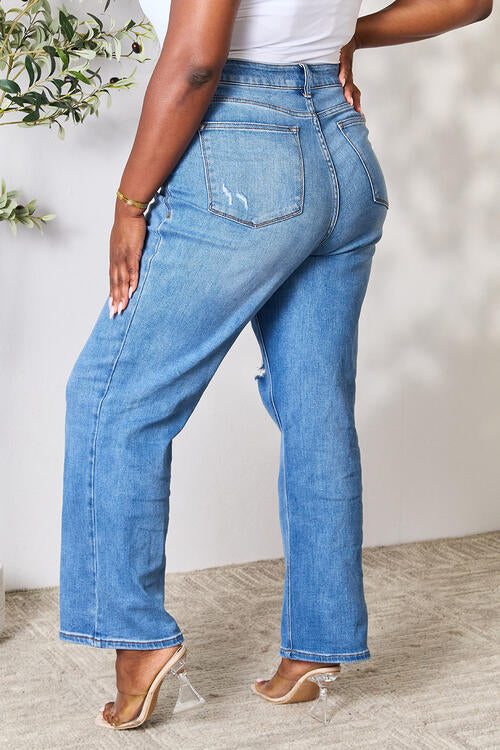 swvws Judy Blue Full Size High Waist Distressed Jeans