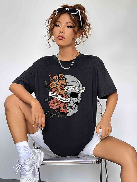 swvws Round Neck Short Sleeve Graphic T-Shirt