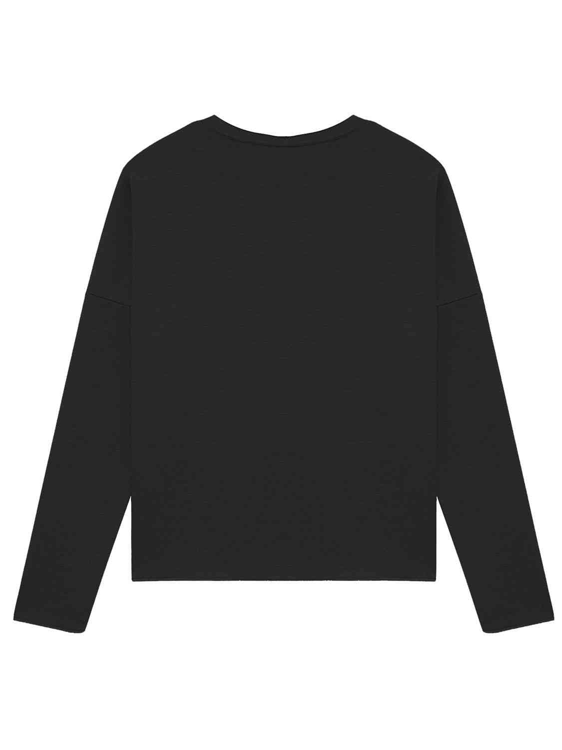 swvws Full Size Graphic Round Neck Dropped Shoulder Sweatshirt