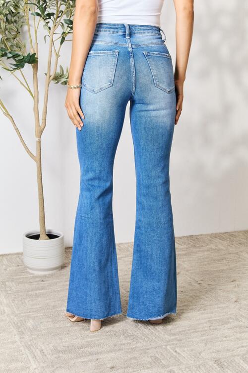 swvws BAYEAS Slit Flare Jeans