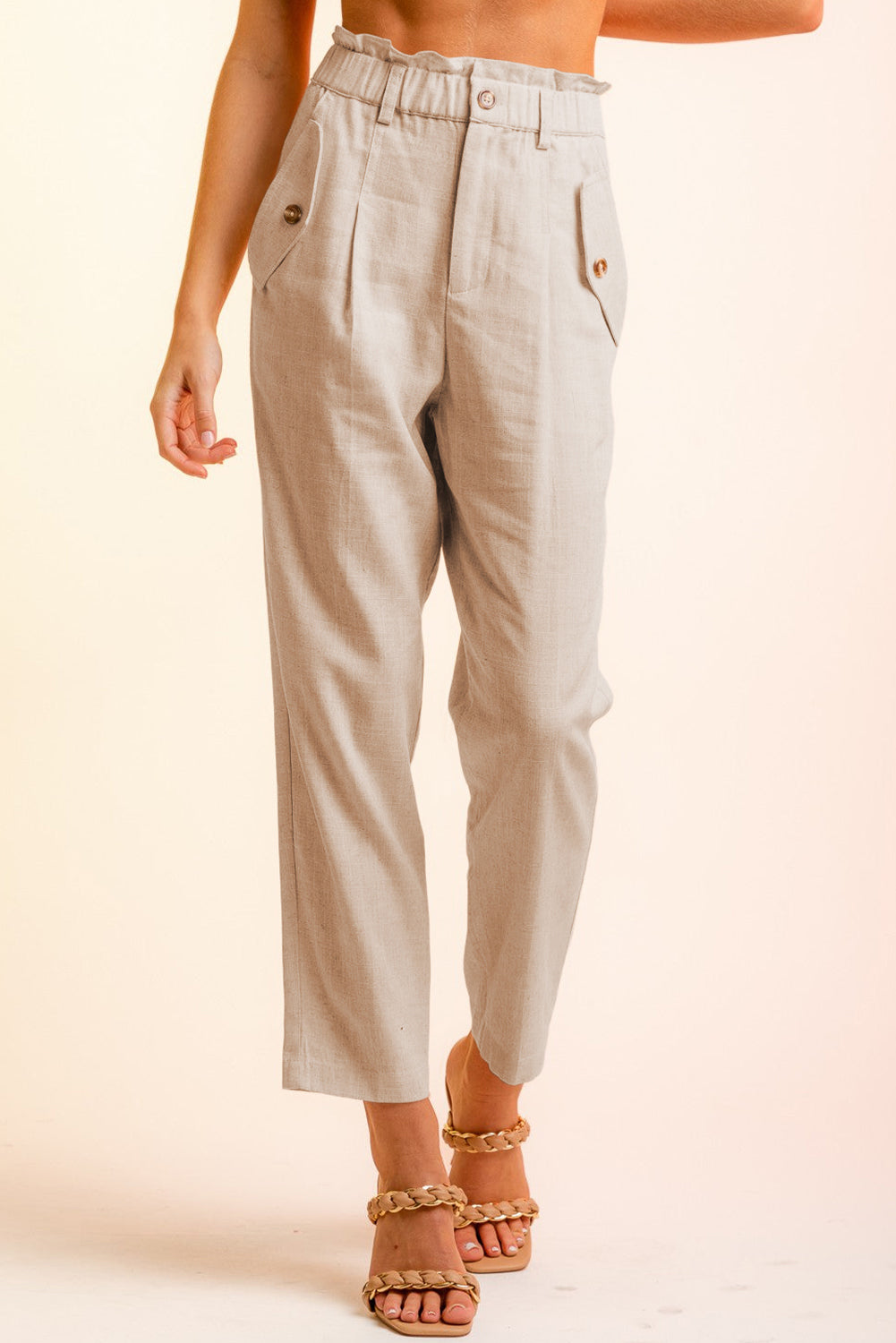 swvws Side Button Long Pants