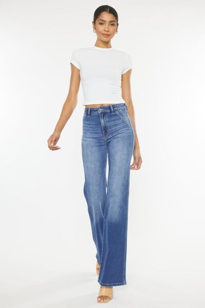 swvws Kancan Ultra High Waist Gradient Flare Jeans