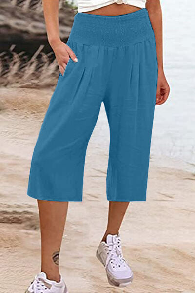 swvws Pocketed High Waist Pants