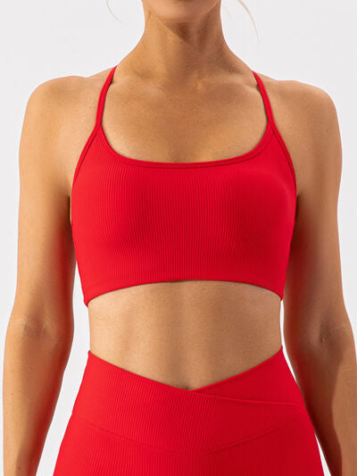 swvws Spaghetti Strap Active Bra