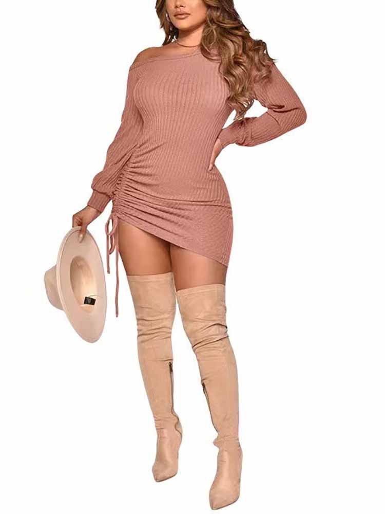 Sixsr Knit Mini Dress