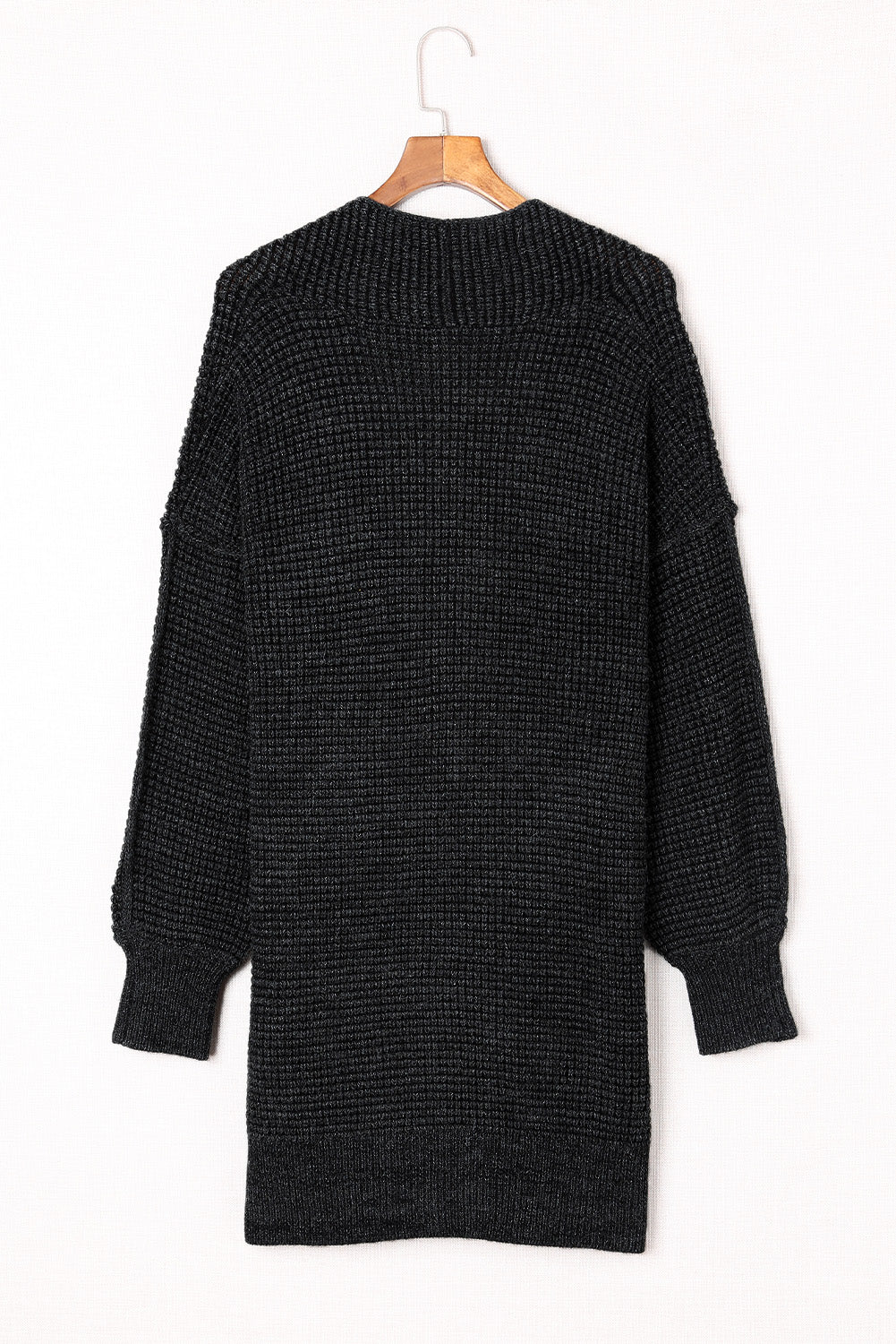 swvws Heathered Open Front Longline Cardigan