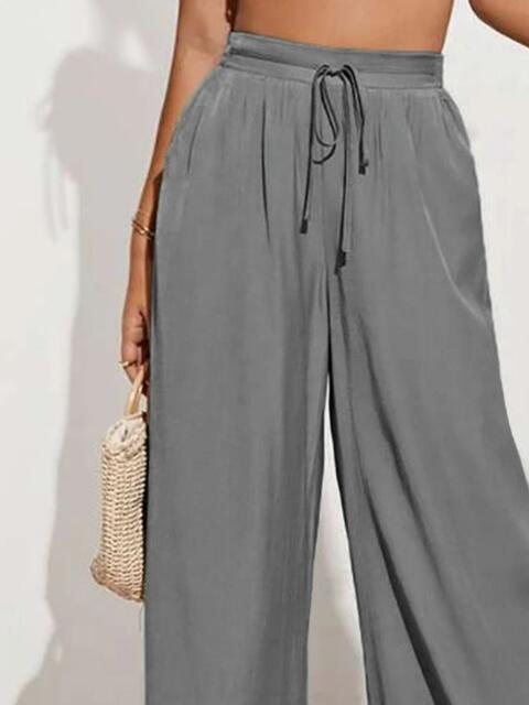 swvws Drawstring Wide Leg Pants