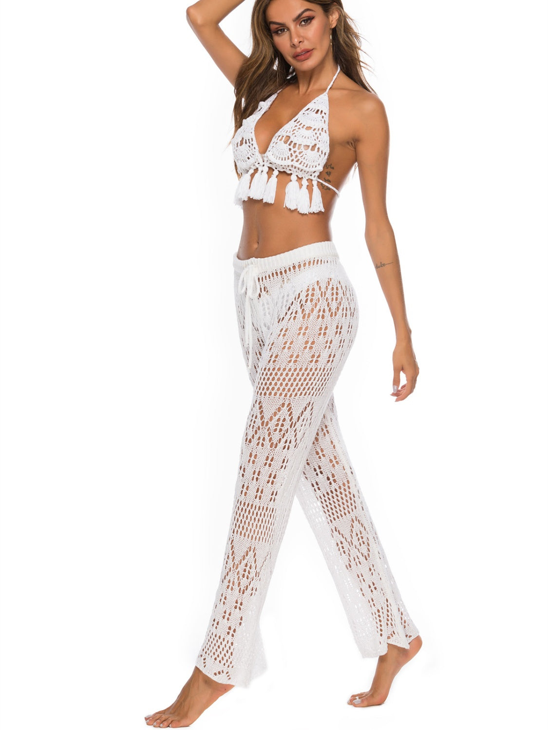 swvws Cutout Straight Swim Pants