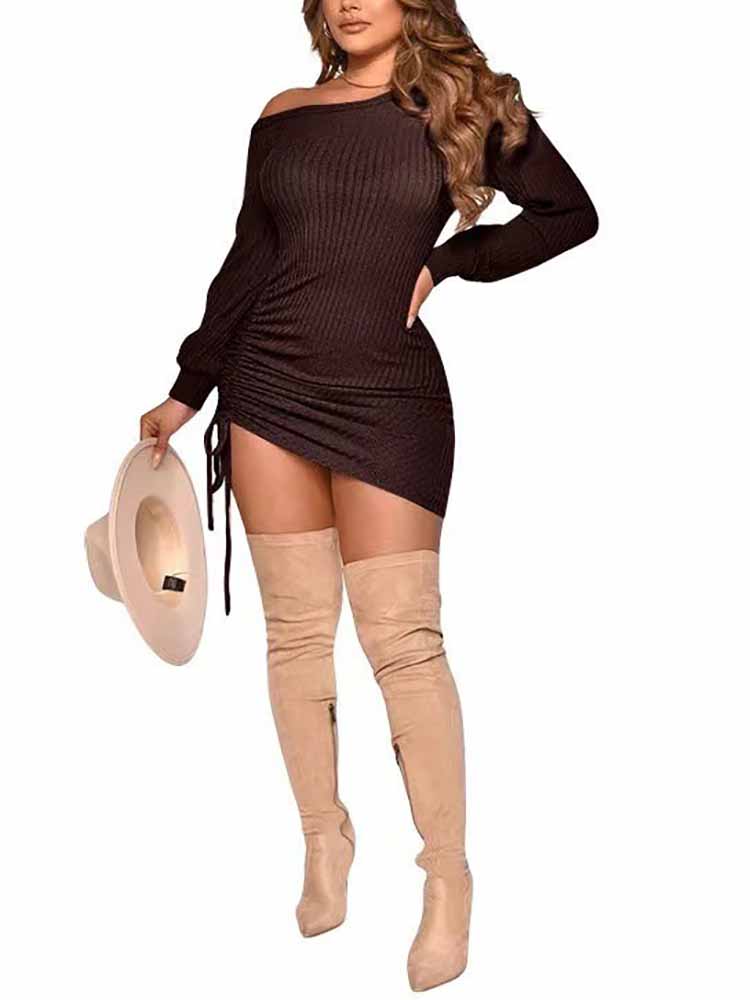 Sixsr Knit Mini Dress