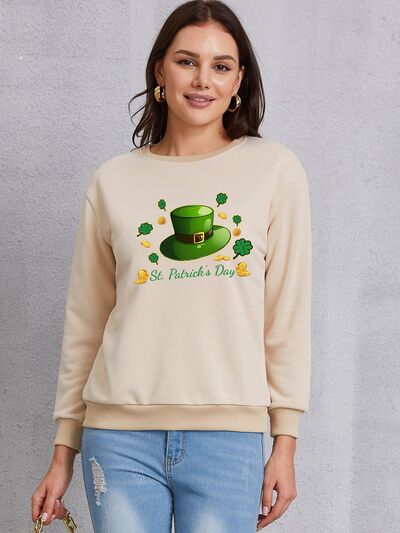 swvws ST. PATRICK'S DAY Round Neck Sweatshirt