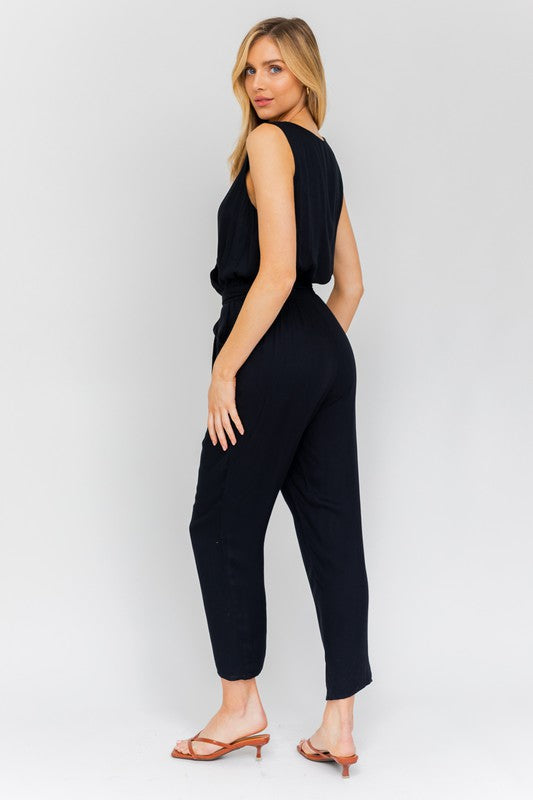 swvws Sleeveless Surplus Jumpsuit