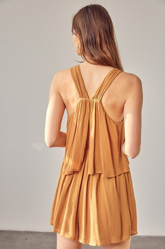 swvws Shirring Detail Romper