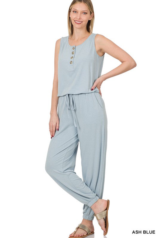 swvws Sleeveless Jogger Jumpsuit