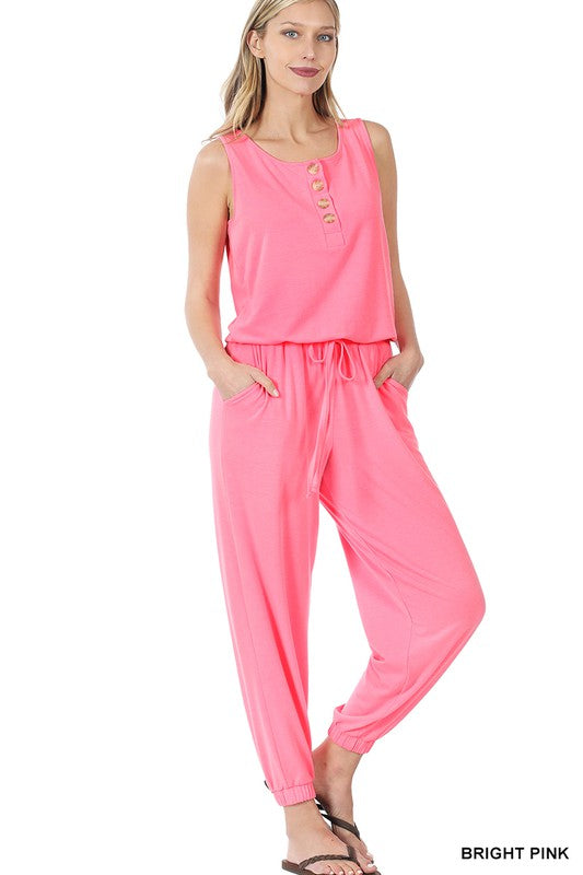 swvws Sleeveless Jogger Jumpsuit