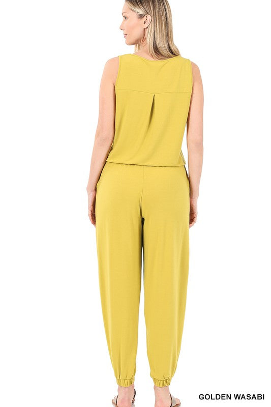 swvws Sleeveless Jogger Jumpsuit