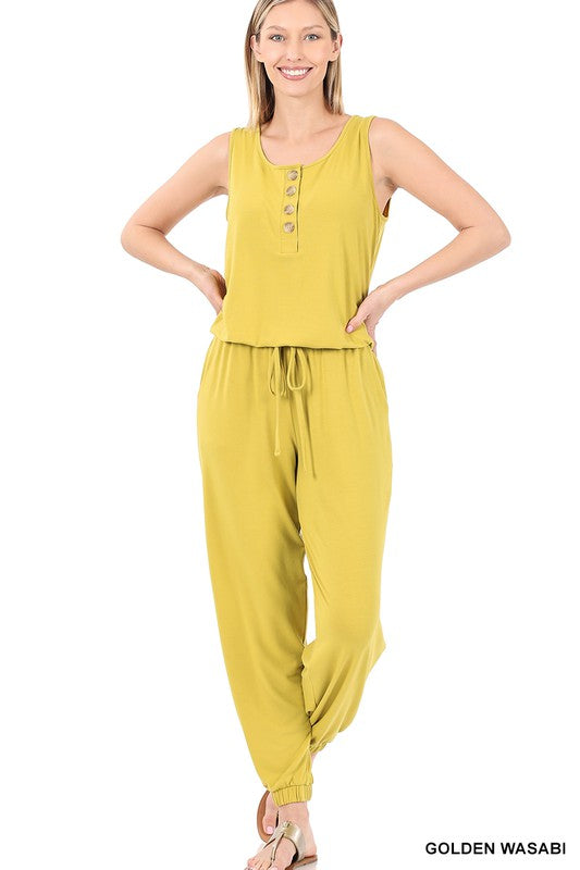 swvws Sleeveless Jogger Jumpsuit