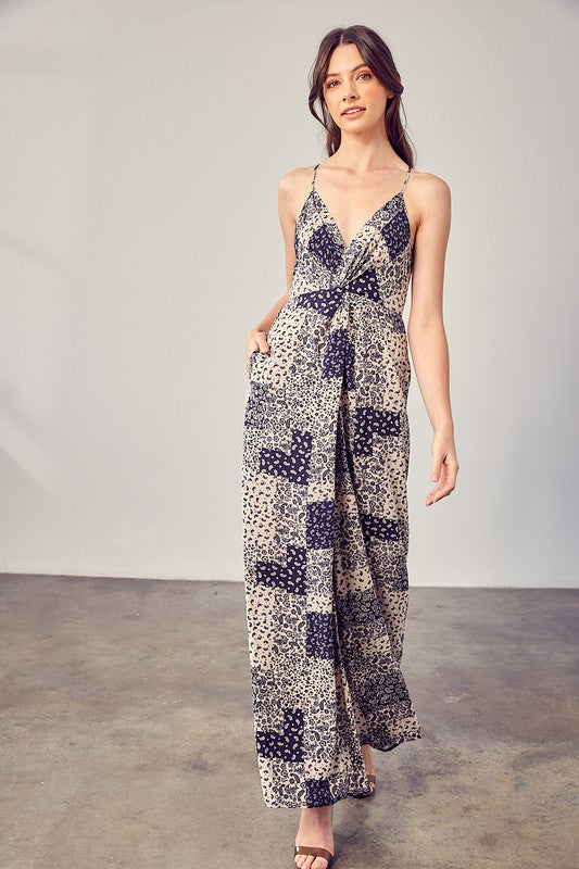 swvws Paisley Printed Cami Jumpsuit