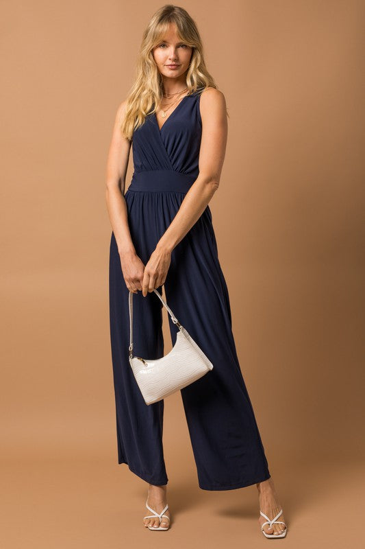 swvws V-neck Jumpsuit