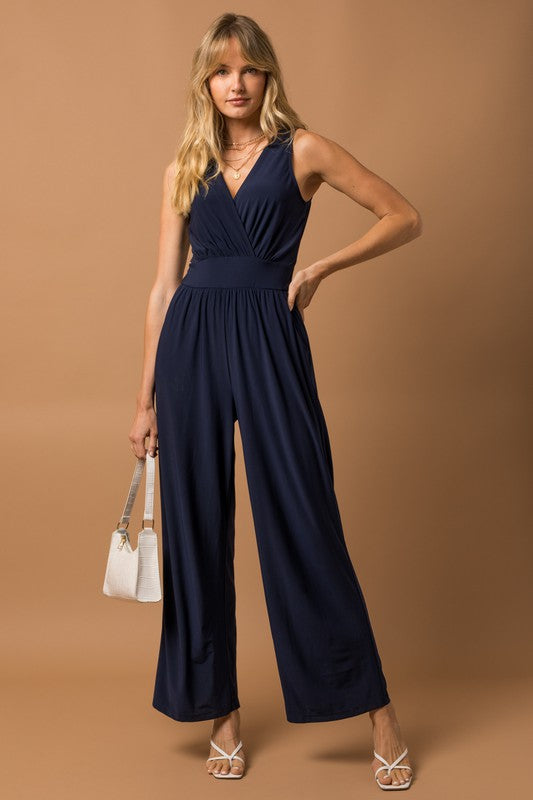 swvws V-neck Jumpsuit