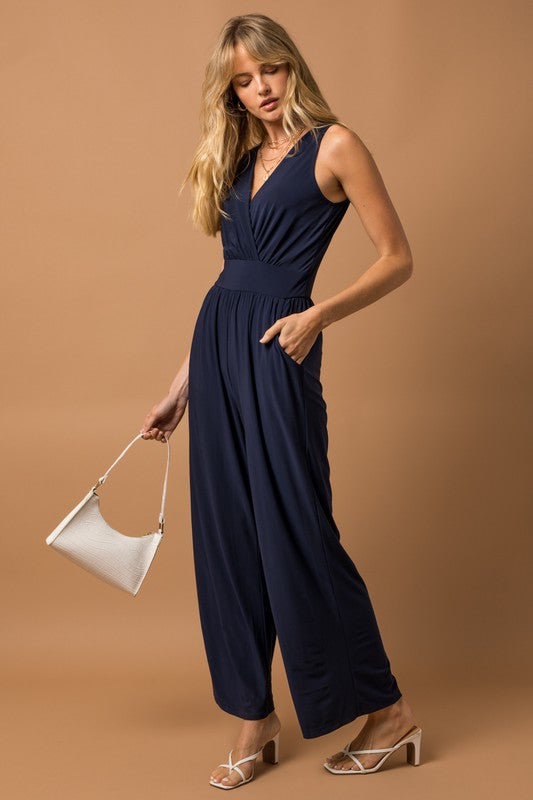 swvws V-neck Jumpsuit