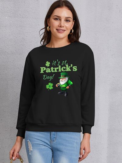 swvws IT'S ST. PATRICK'S DAY Round Neck Sweatshirt