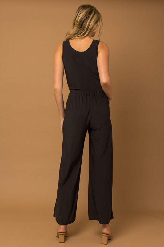 swvws V-neck Jumpsuit